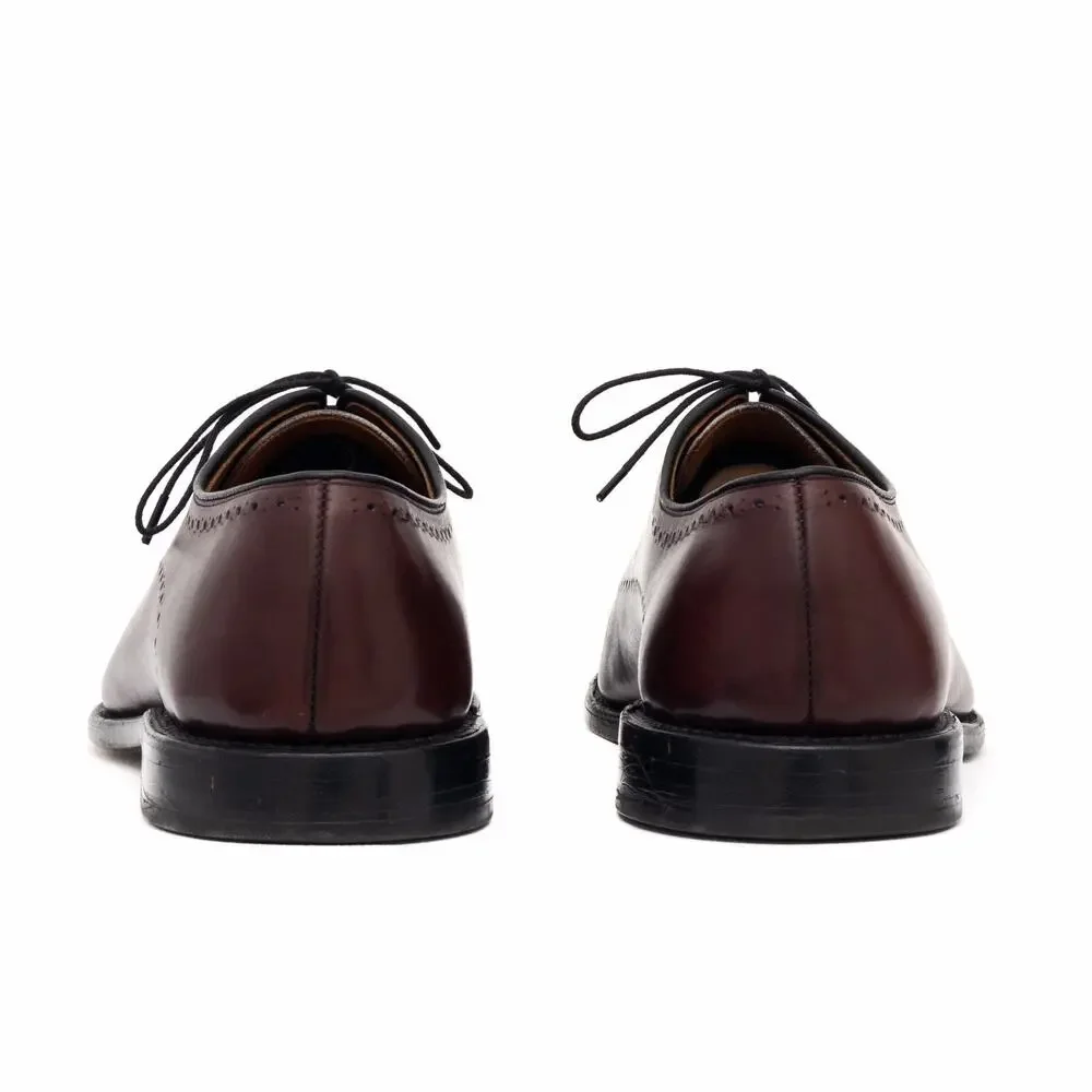 $495 Allen Edmonds Fairfax Burgundy Leather Oxford Dress Shoes — US 10 EEE